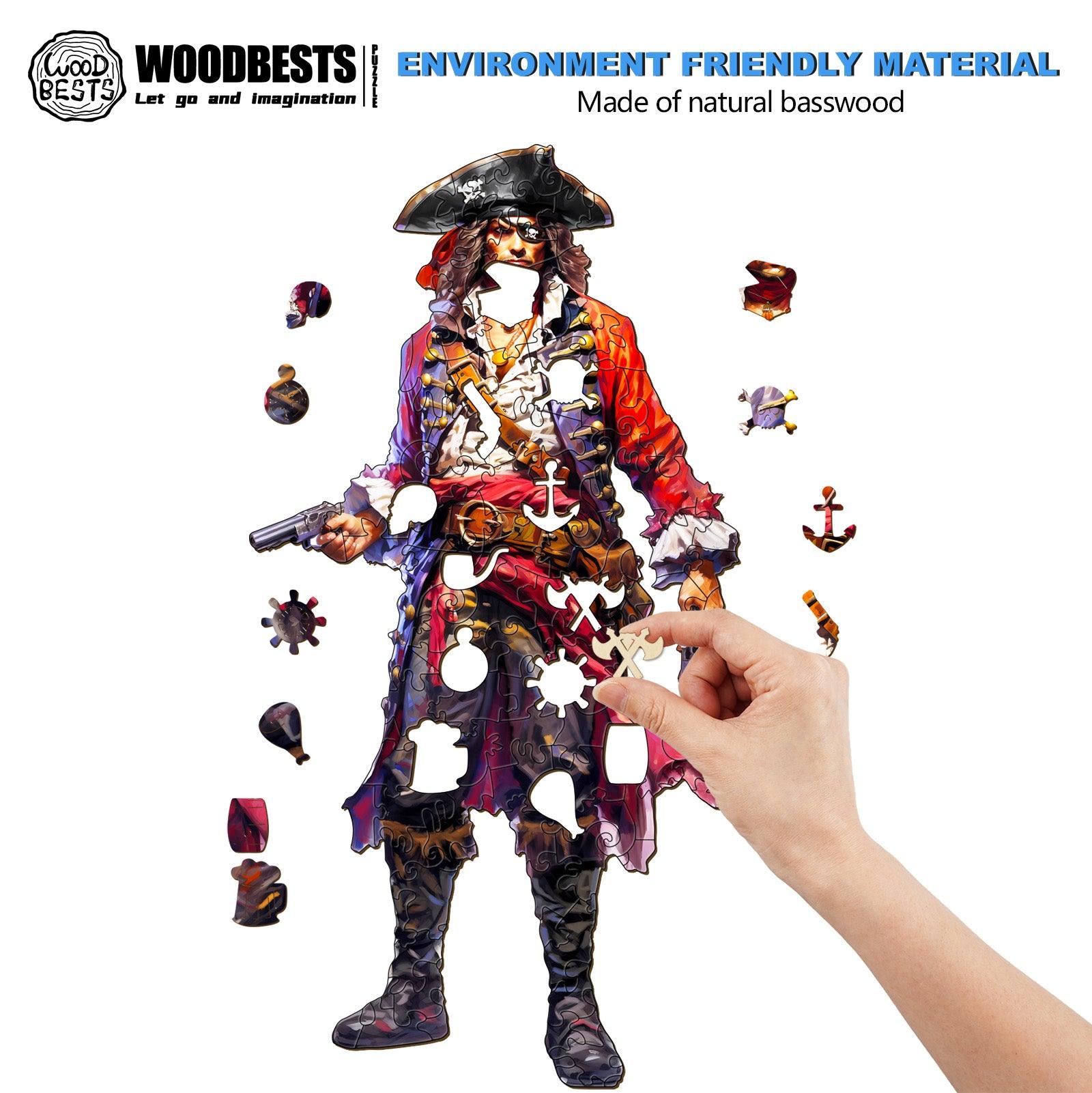 Captain Wooden Jigsaw Puzzle
