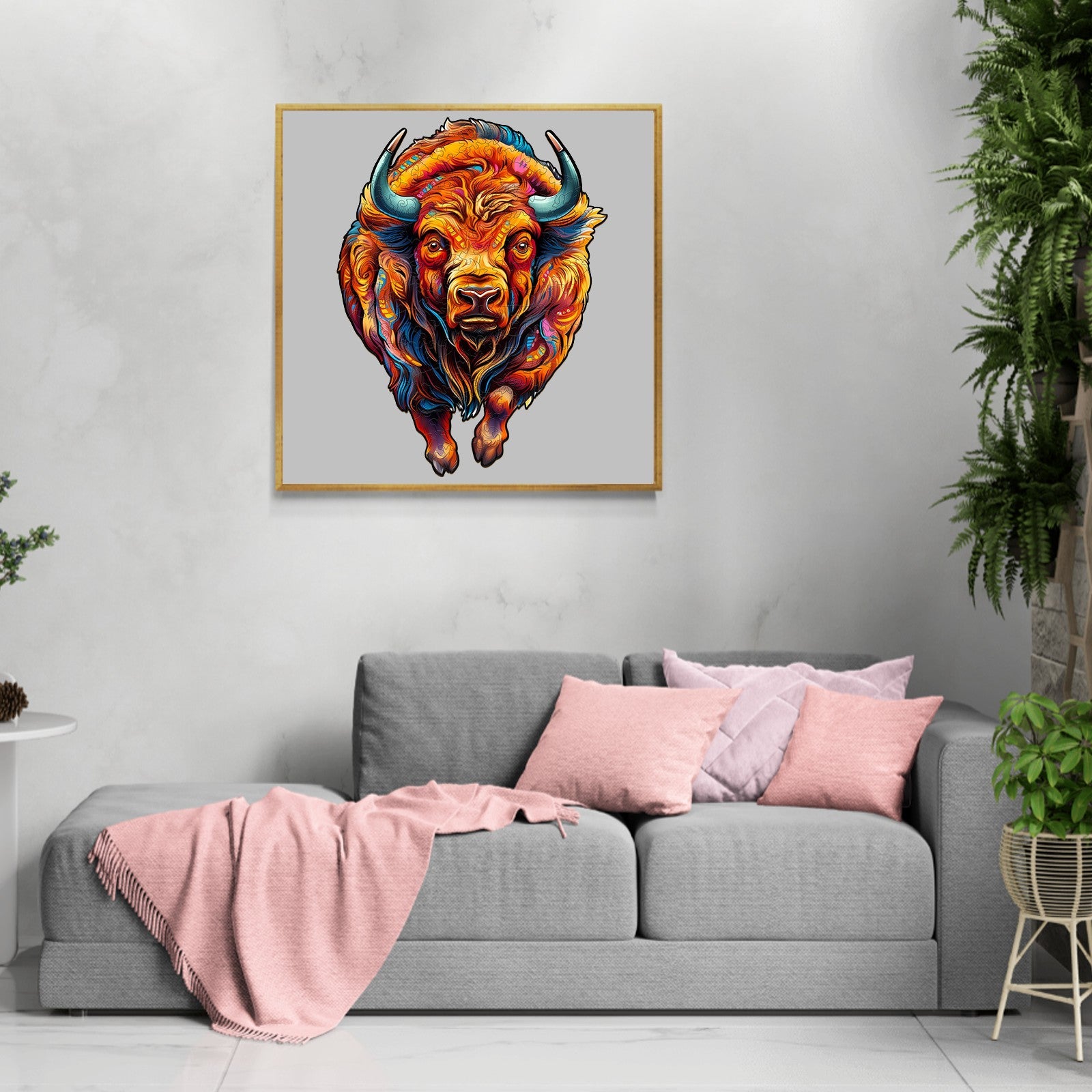 American Bison Wooden Jigsaw Puzzle