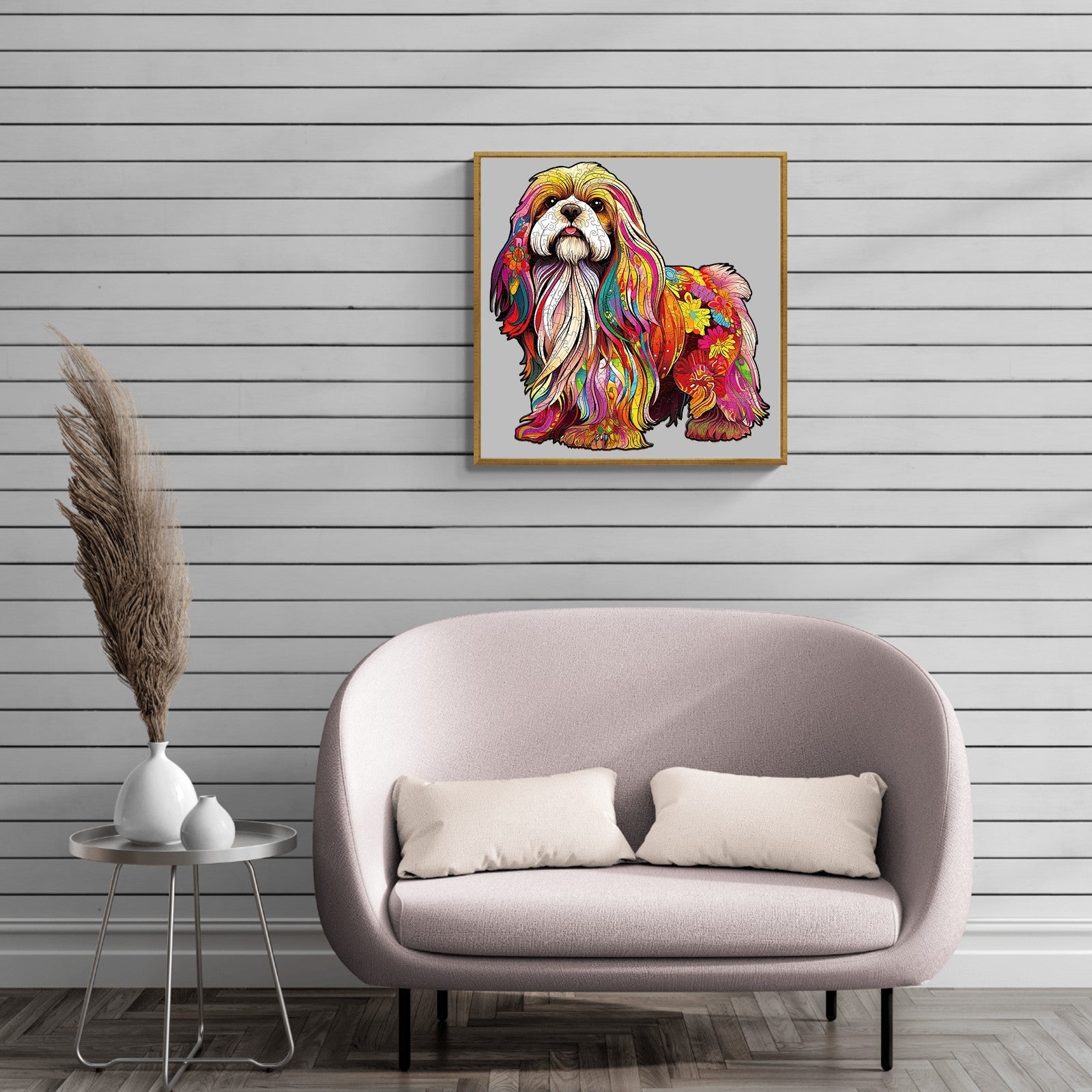 Beautiful Shih Tzu Wooden Jigsaw Puzzle