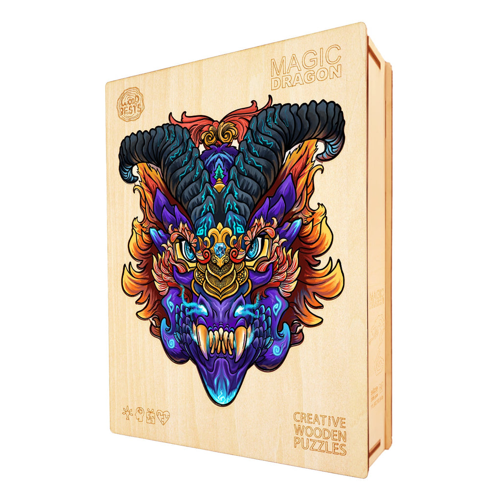 Magic Dragon Wooden Jigsaw Puzzle