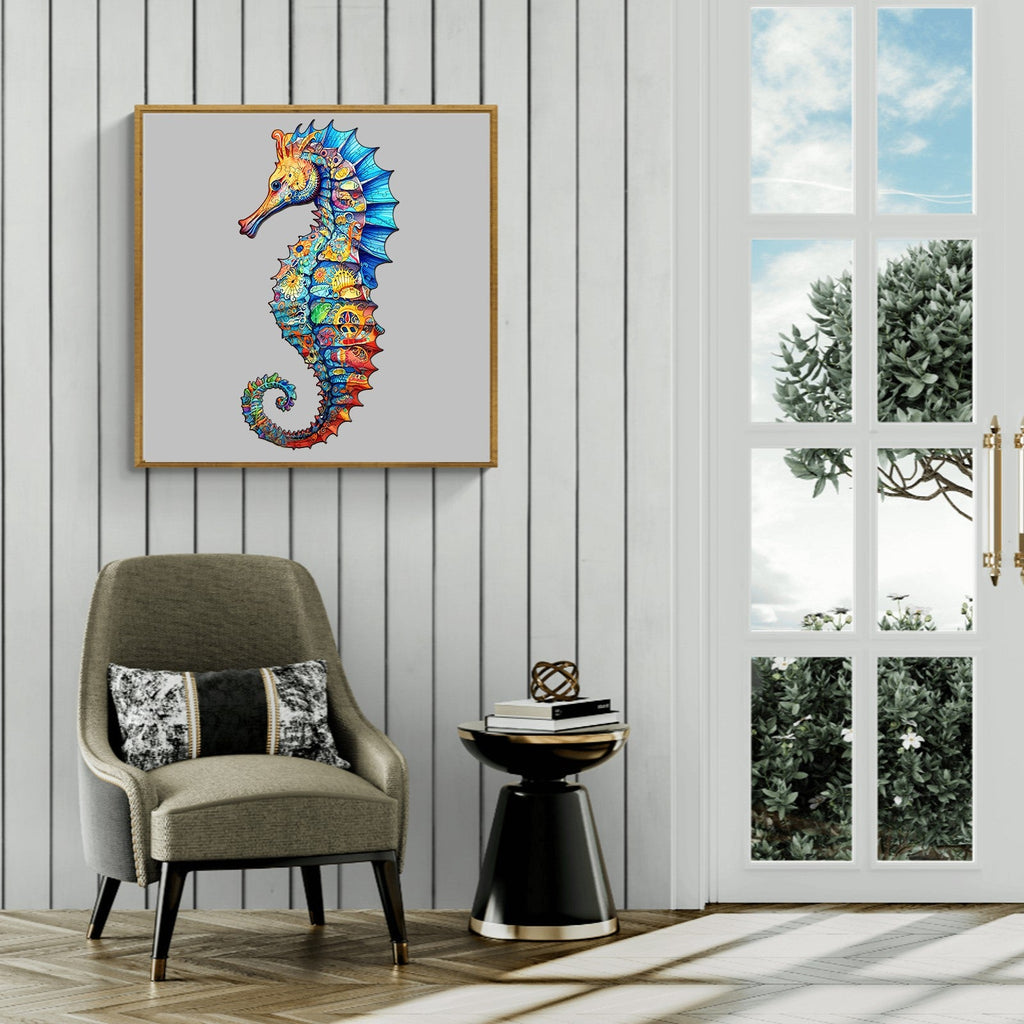 Seahorse 1 Wooden Jigsaw Puzzle