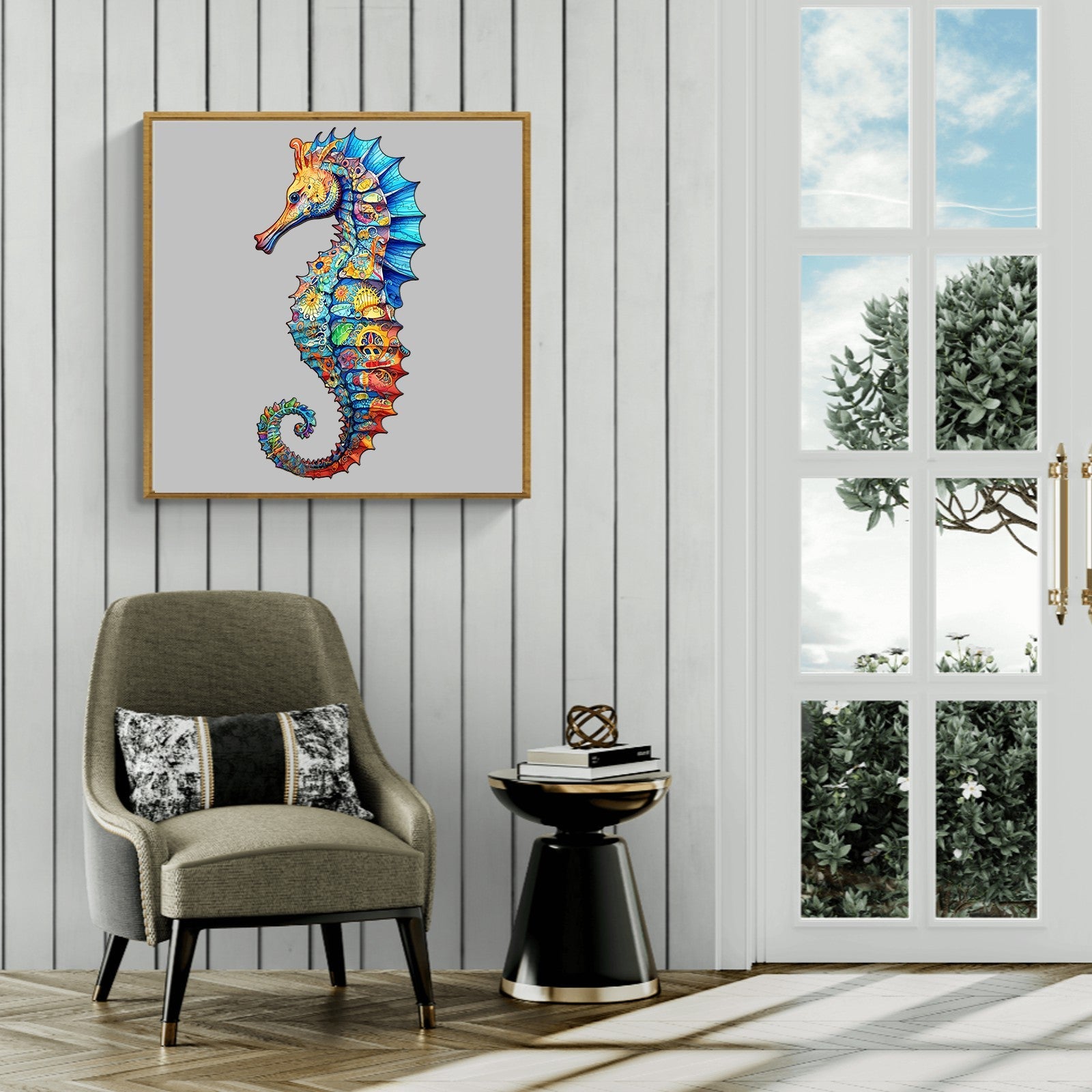 Seahorse 1 Wooden Jigsaw Puzzle