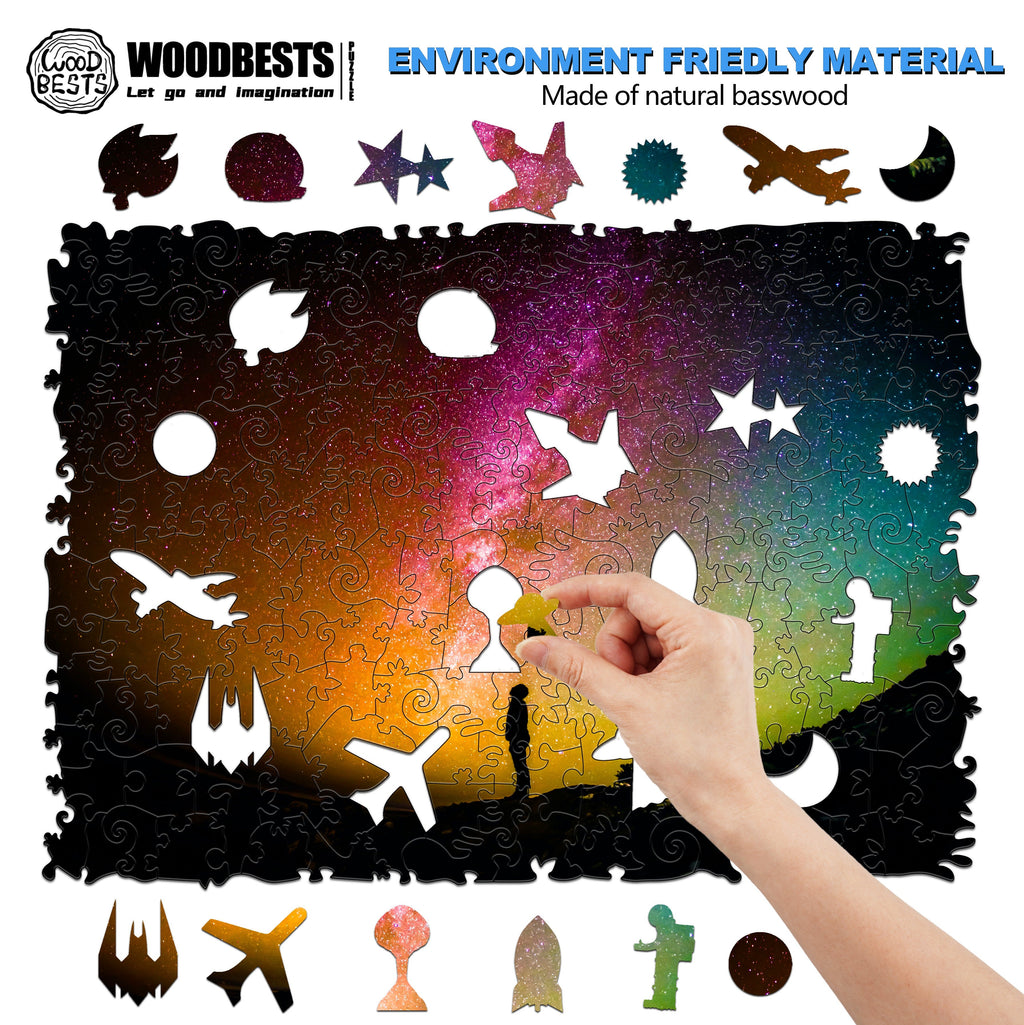 The Stargazer Wooden Jigsaw Puzzle
