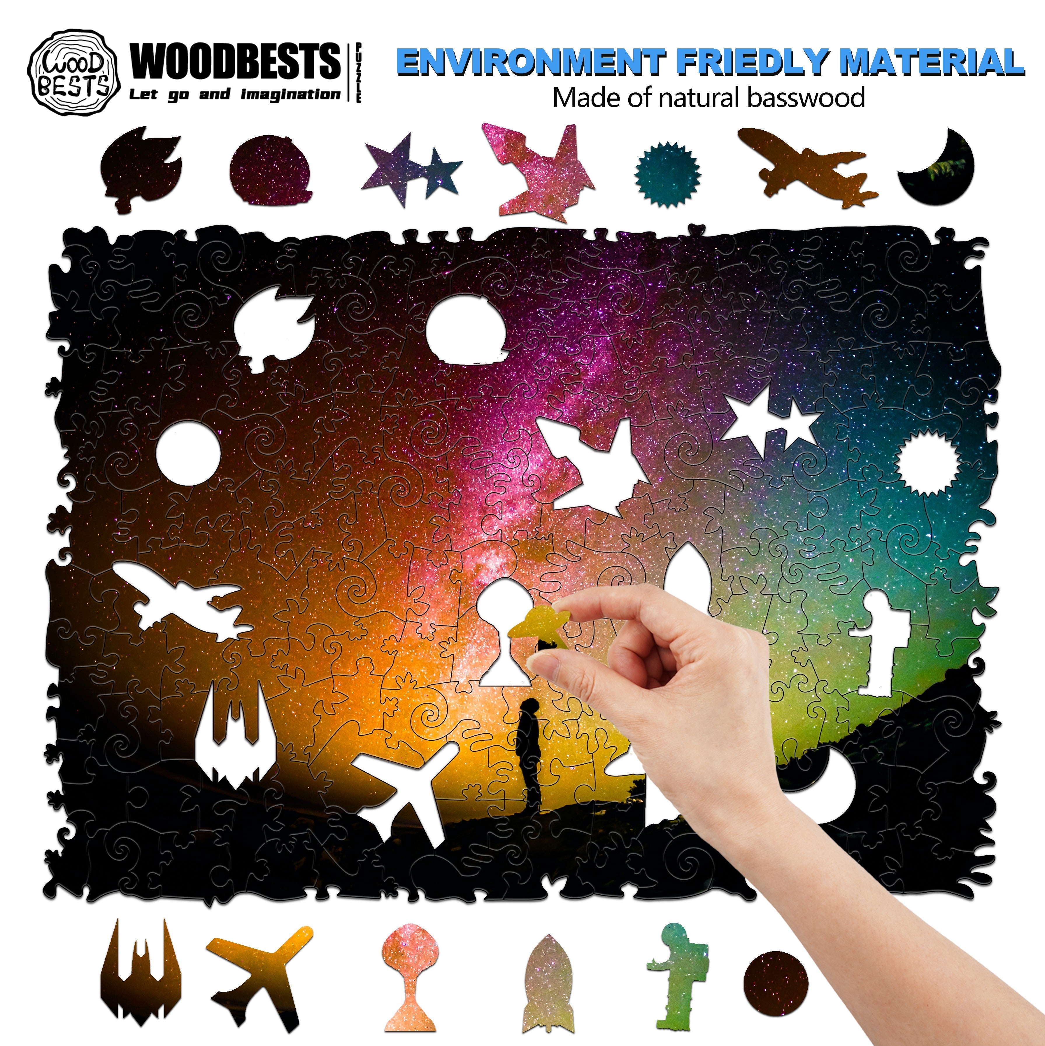 The Stargazer Wooden Jigsaw Puzzle