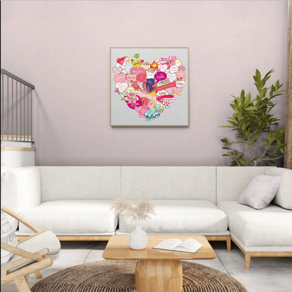 Letter to Mom Wooden Jigsaw Puzzle