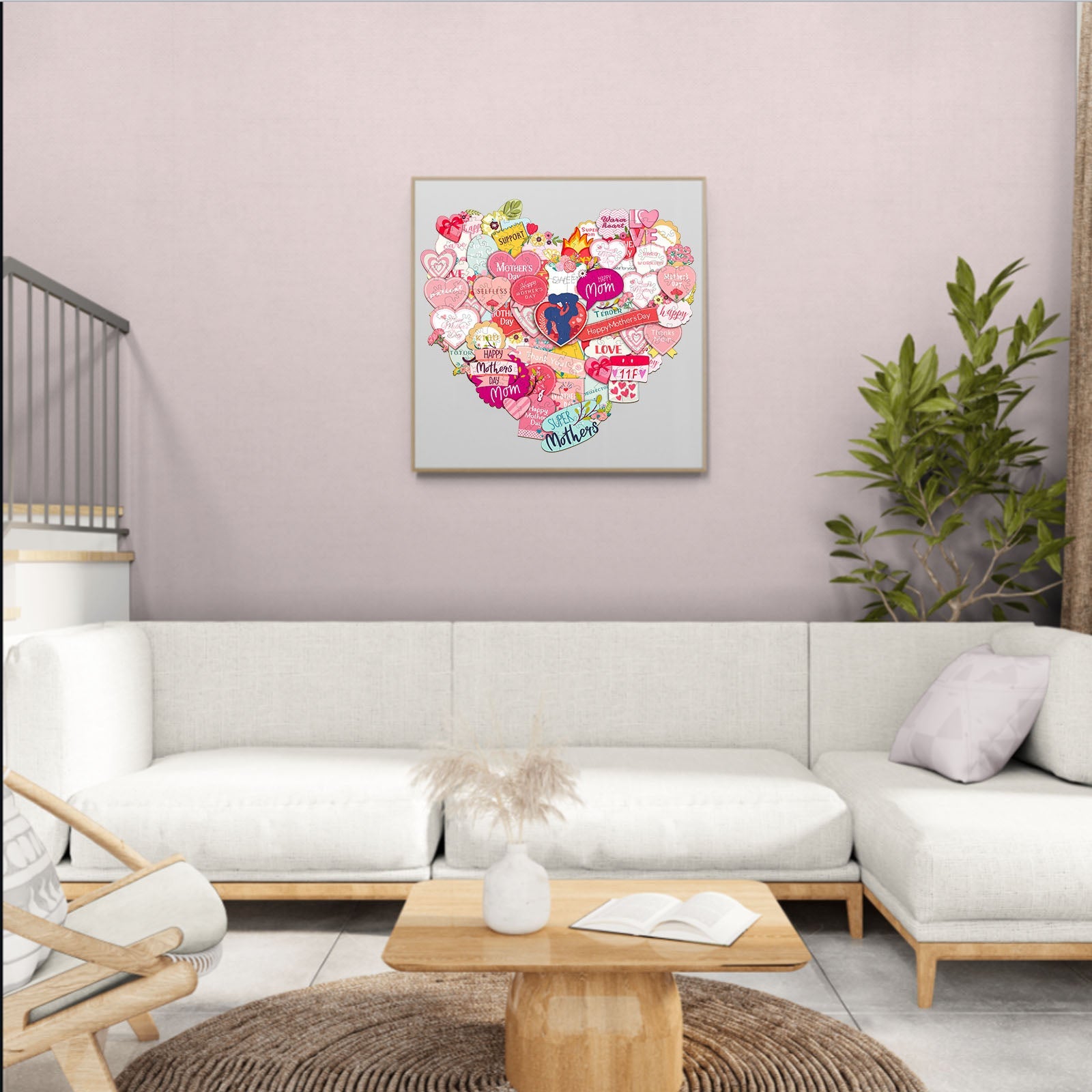 Letter to Mom Wooden Jigsaw Puzzle