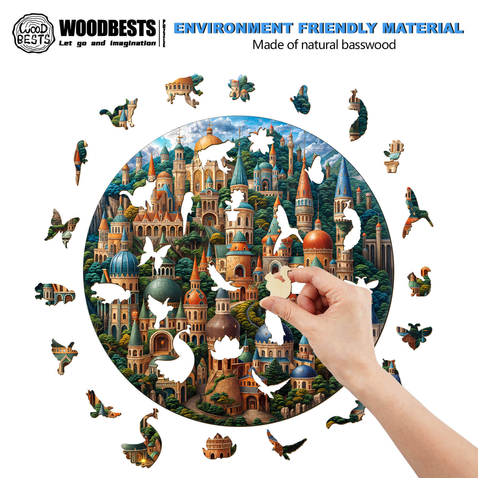 SEEK AND FIND CATS Wooden Jigsaw Puzzle
