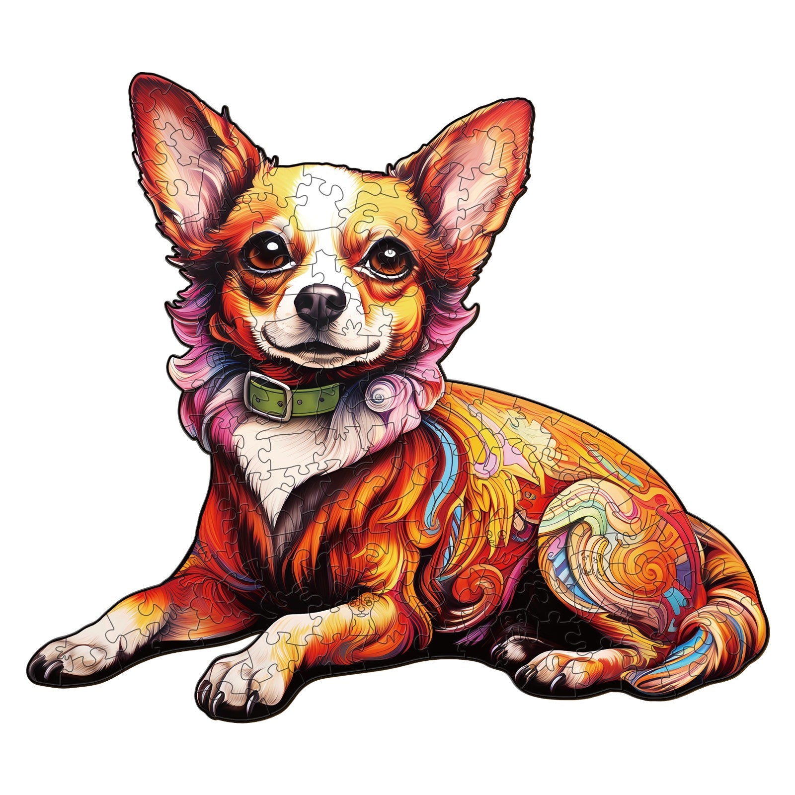 Charming Chihuahua Wooden Jigsaw Puzzle