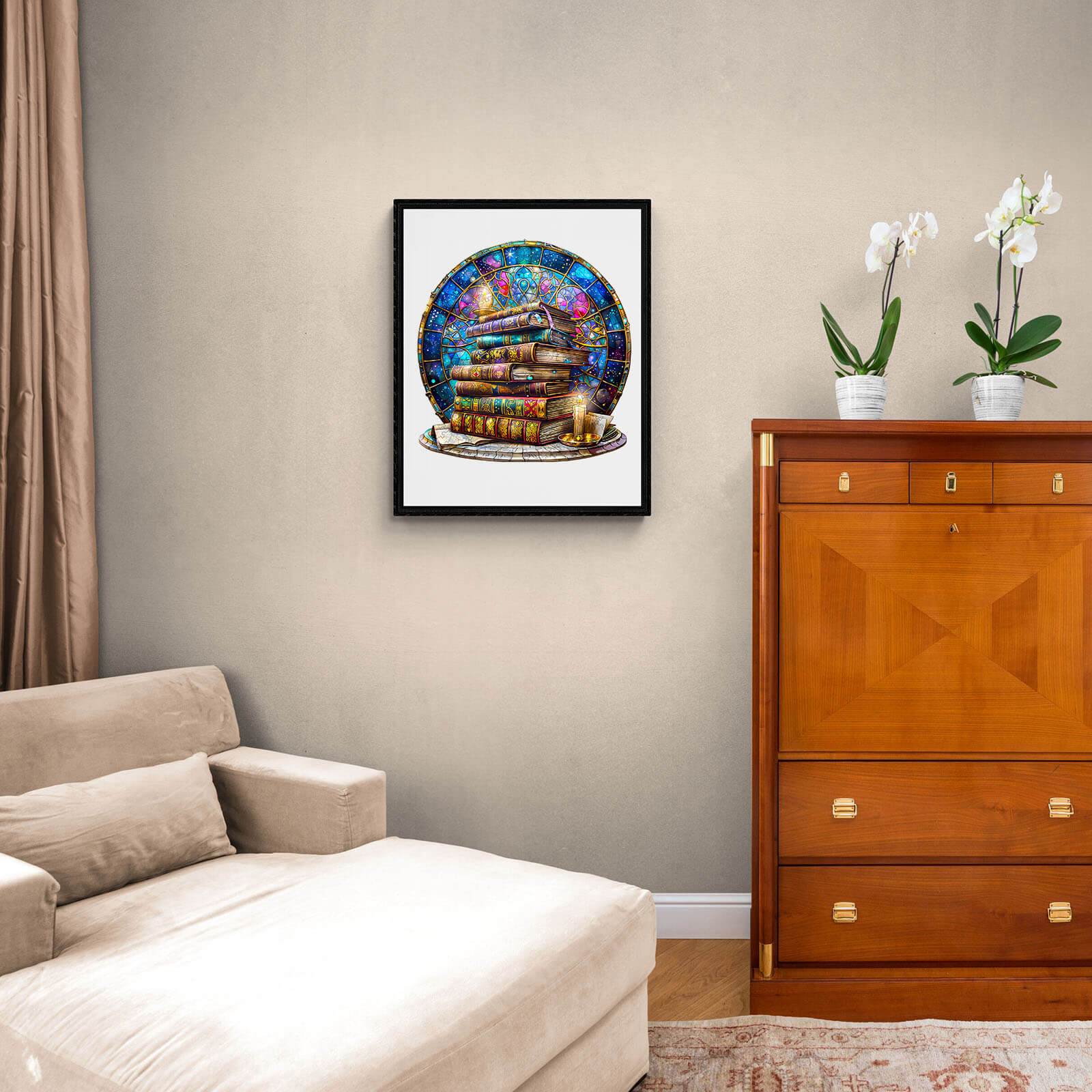 Magic tome Wooden Jigsaw Puzzle