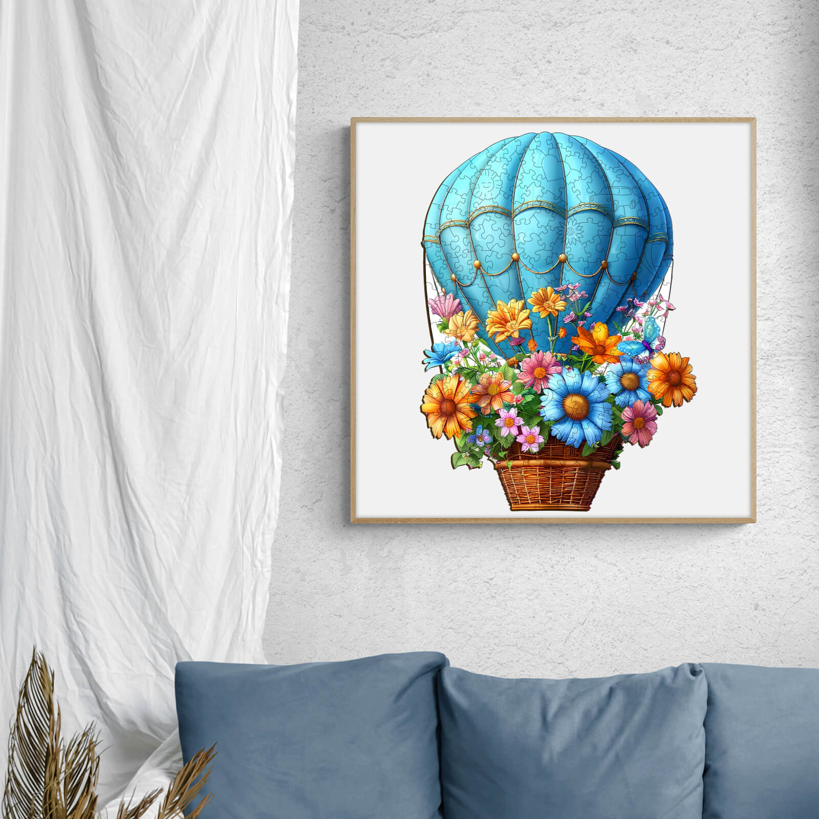 Flying Flowers Wooden Jigsaw Puzzle