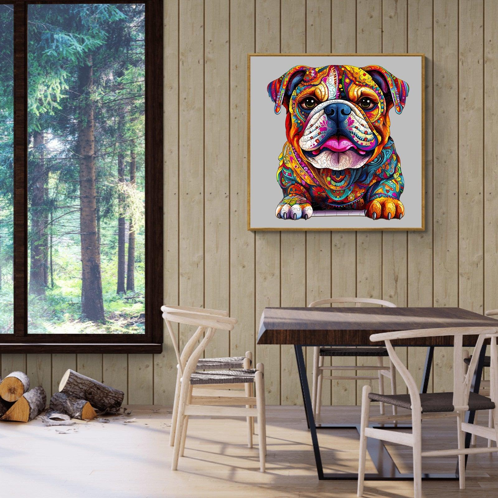 Bulldog Wooden Jigsaw Puzzle