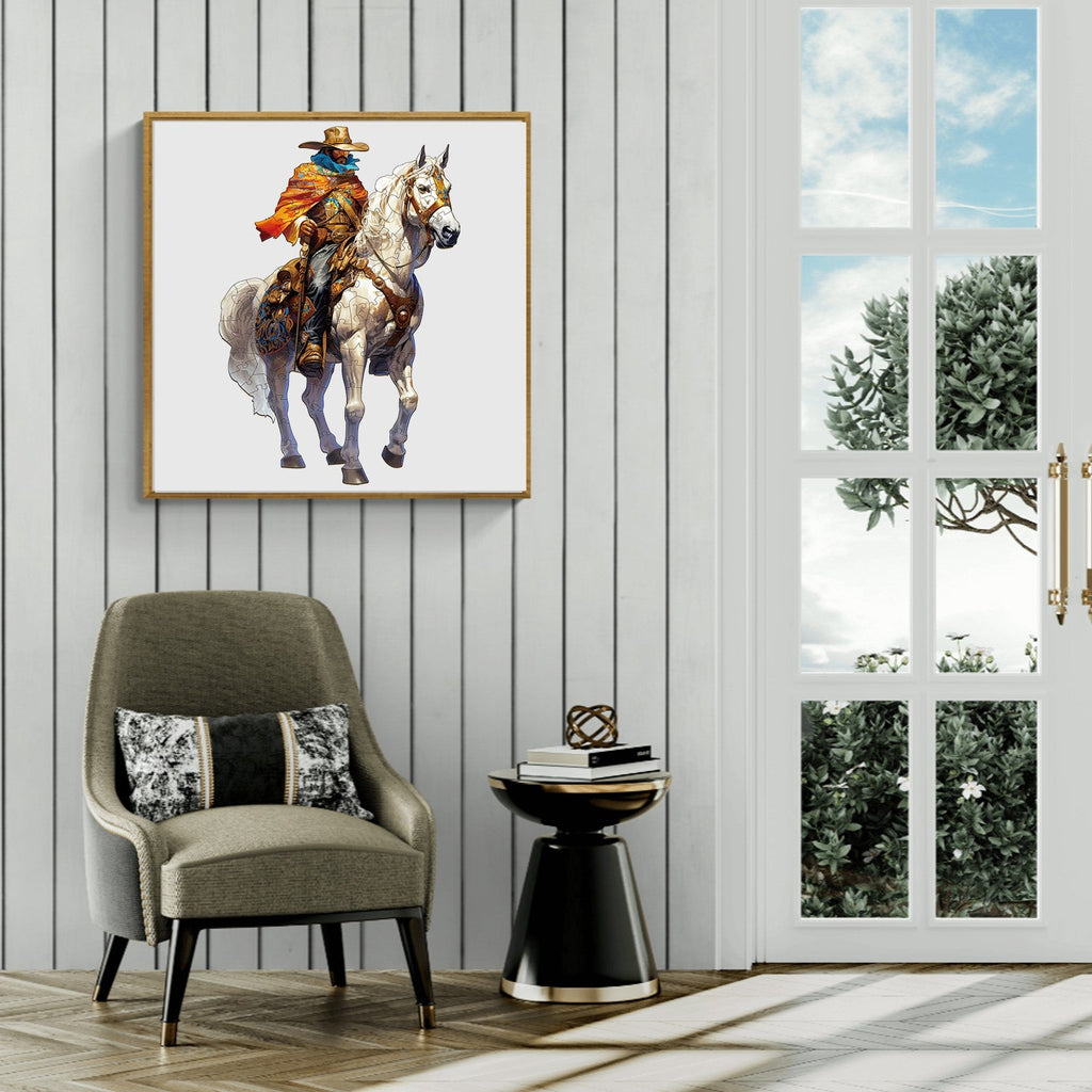 Cowboy Wooden Jigsaw Puzzle