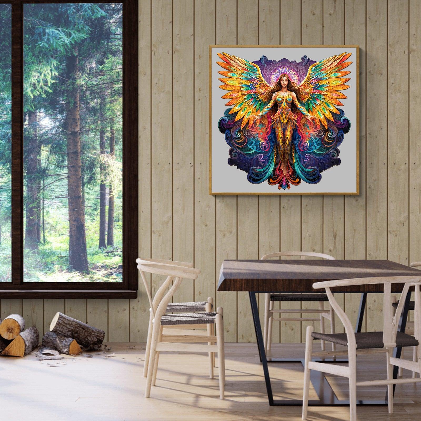 Girl with Wings Wooden Jigsaw Puzzle