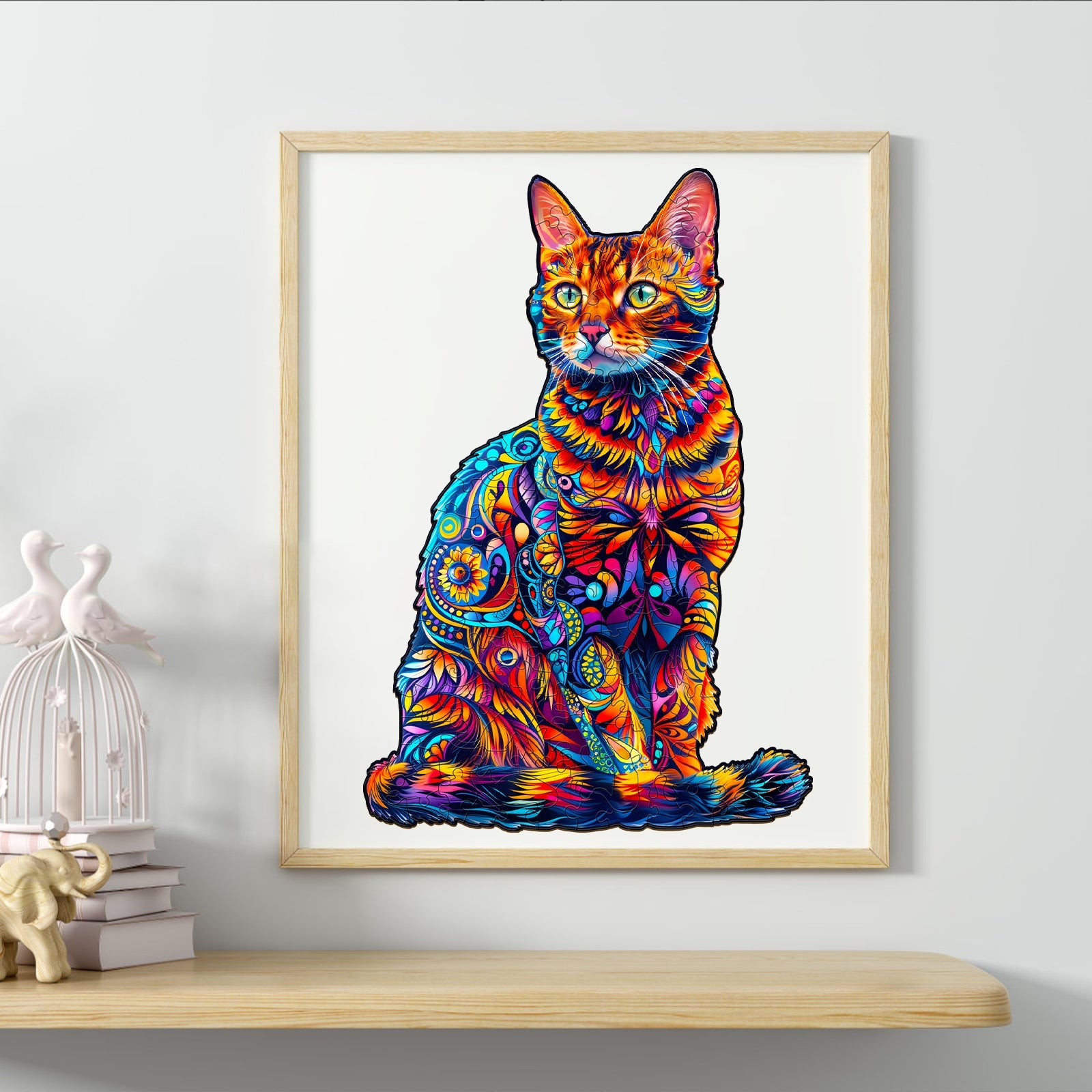 Bengal Cat-1 Wooden Jigsaw Puzzle