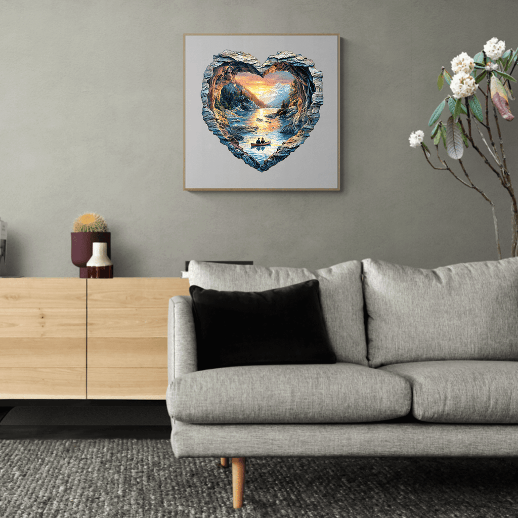3D Lake Louise Wooden Jigsaw Puzzle