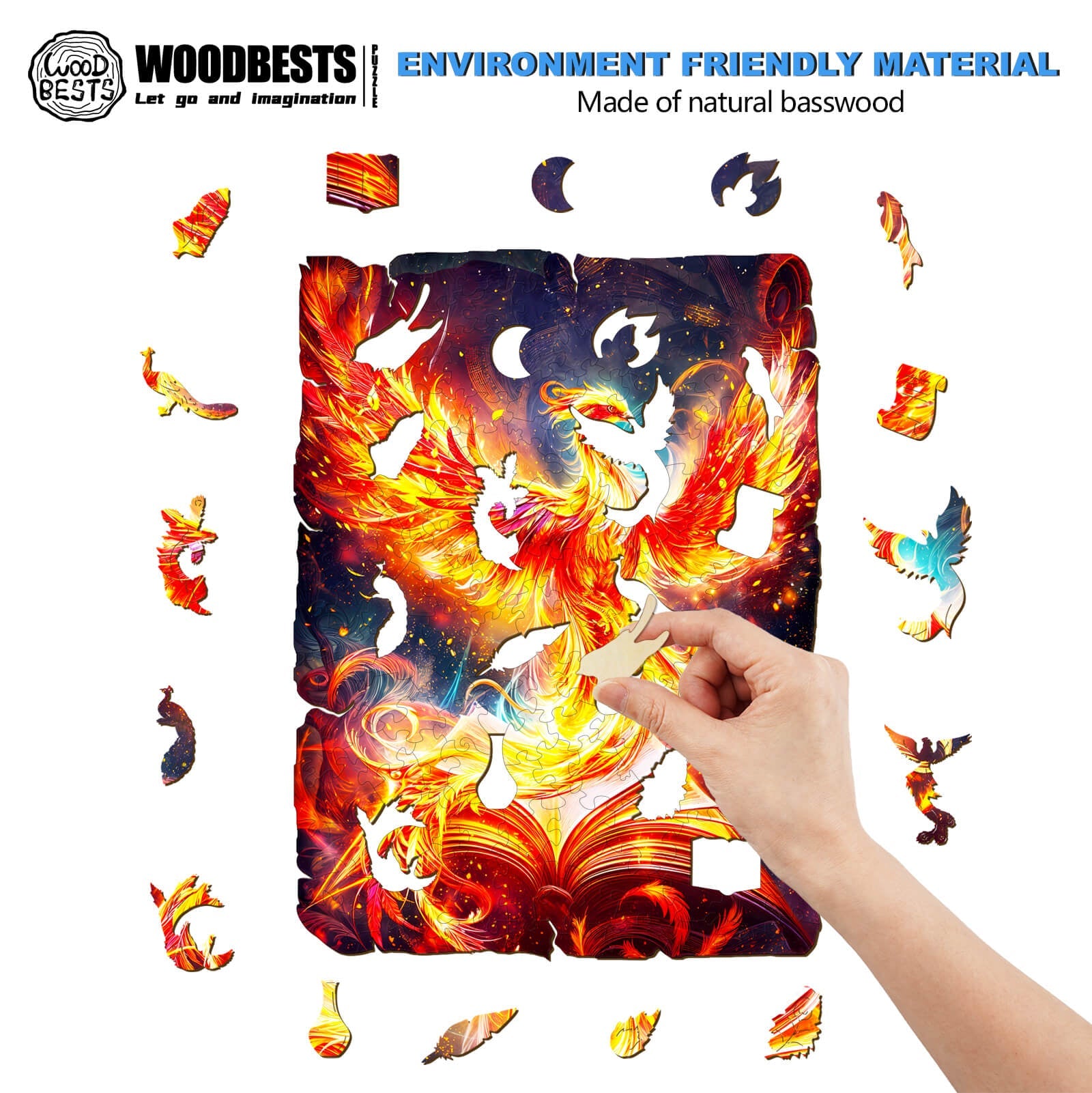 Phoenix Legends Wooden Jigsaw Puzzle