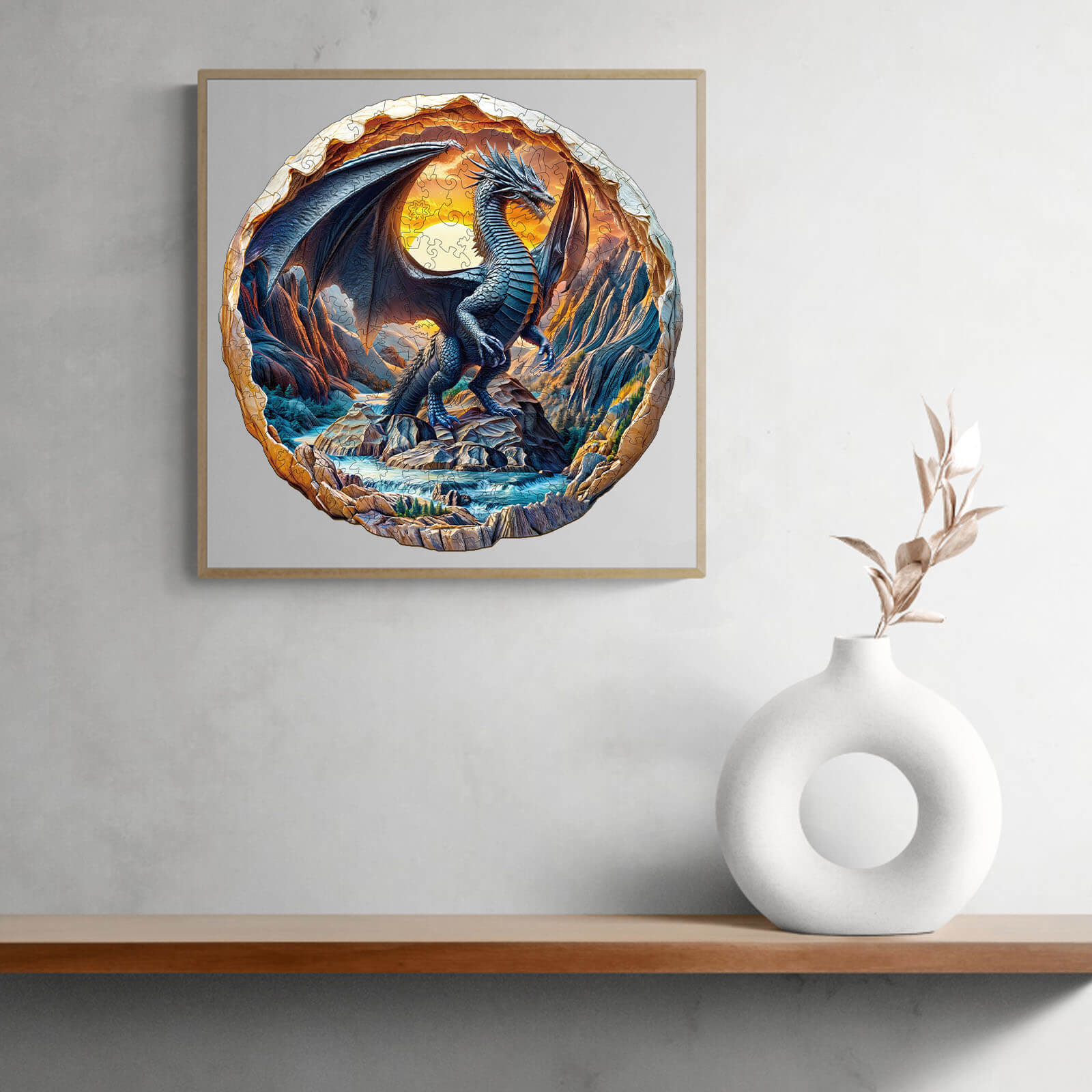 3D Dragon Wooden Jigsaw Puzzle