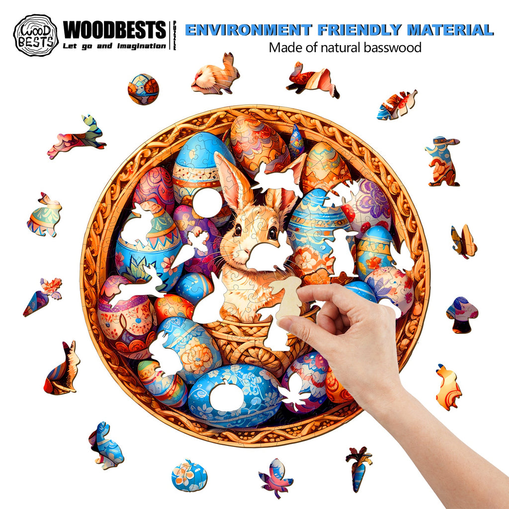 Easter Egg Wooden Jigsaw Puzzle