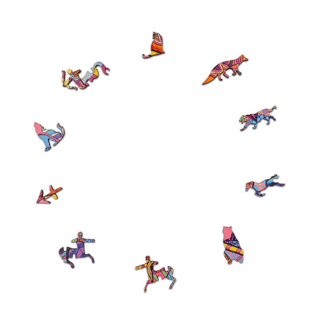 Constellation Sagittarius Wooden Jigsaw Puzzle