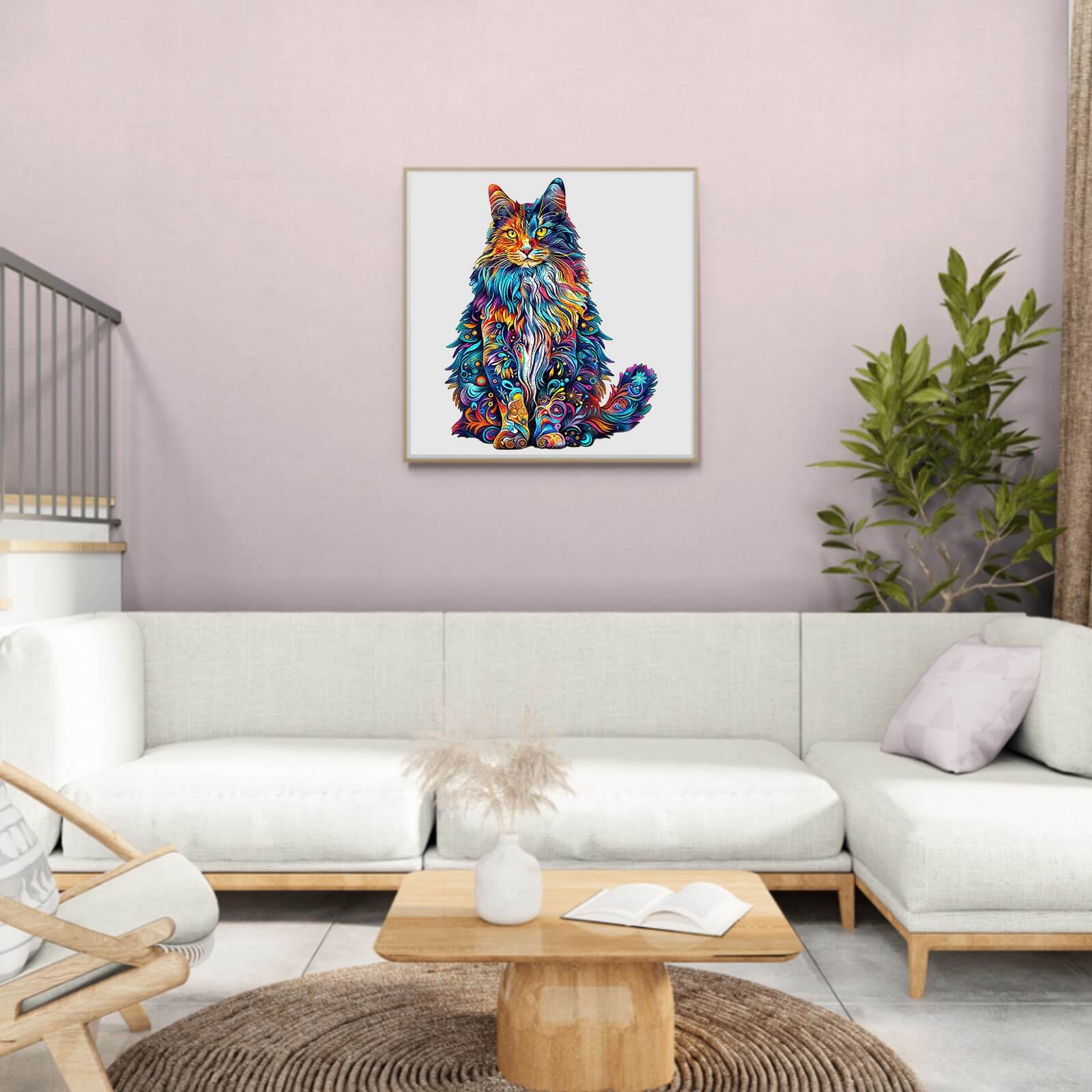 Maine Cat-3 Wooden Jigsaw Puzzle