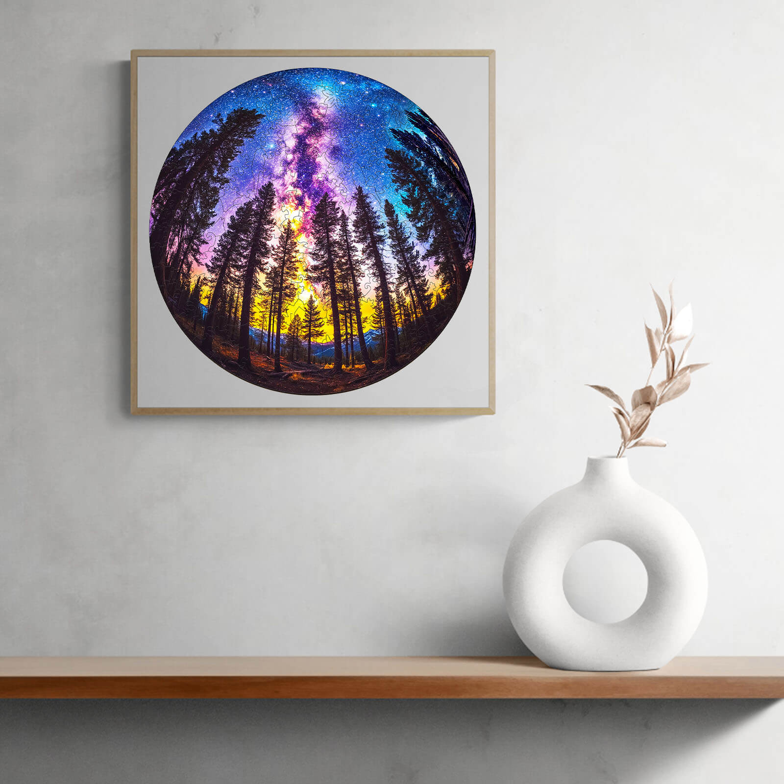 Galactic Forest-2 Wooden Jigsaw Puzzle