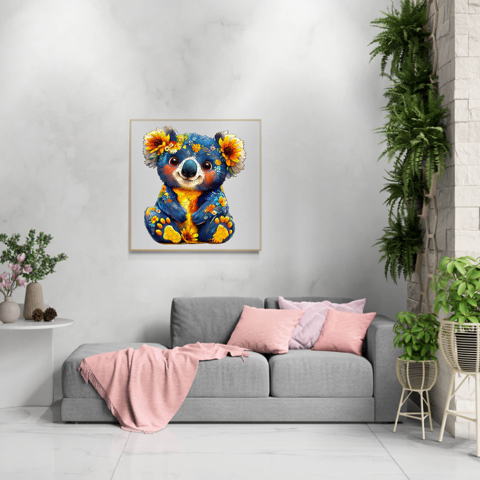 Colorful Koala Wooden Jigsaw Puzzle