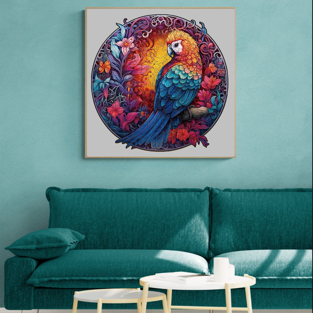 Beautiful Parrot Wooden Jigsaw Puzzle