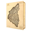 Howling Wolf Wooden Jigsaw Puzzle