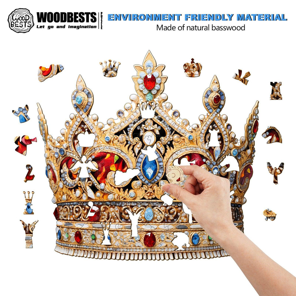Beautiful Crown Wooden Jigsaw Puzzle