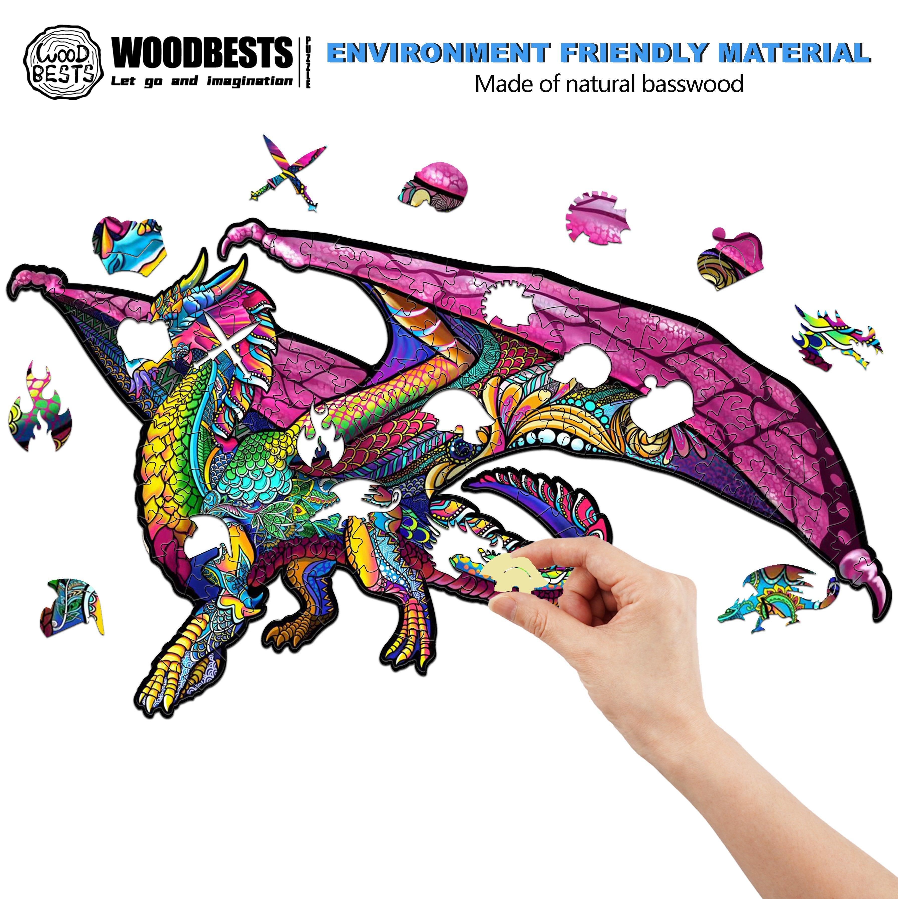 Dream Dragon Wooden Jigsaw Puzzle