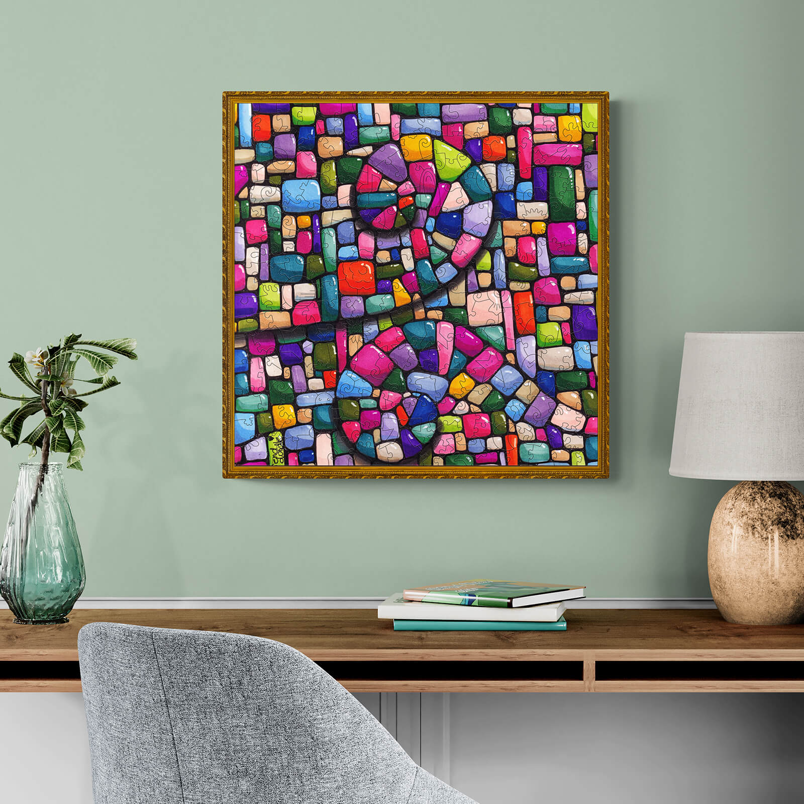 Swirl Wall - By Artist Erin Desjardine