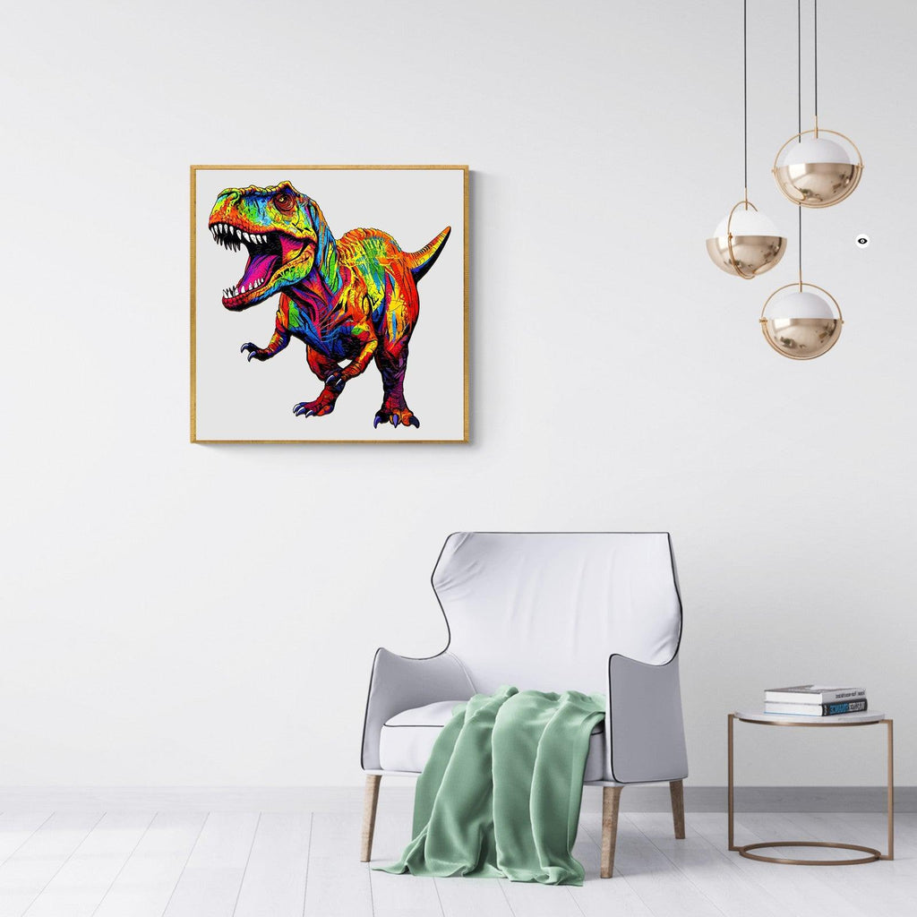 Roaring Tyrannosaurus Wooden Jigsaw Puzzle