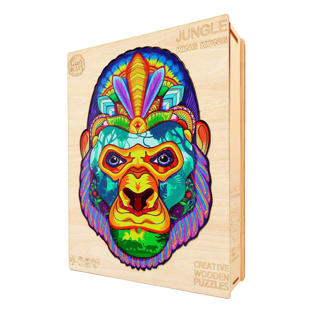 Jungle King Kong Wooden Jigsaw Puzzle