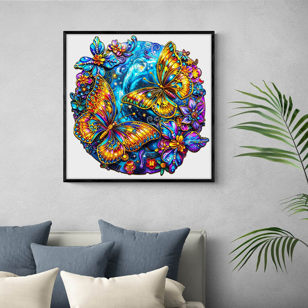 Beautiful Butterflies Wooden Jigsaw Puzzle