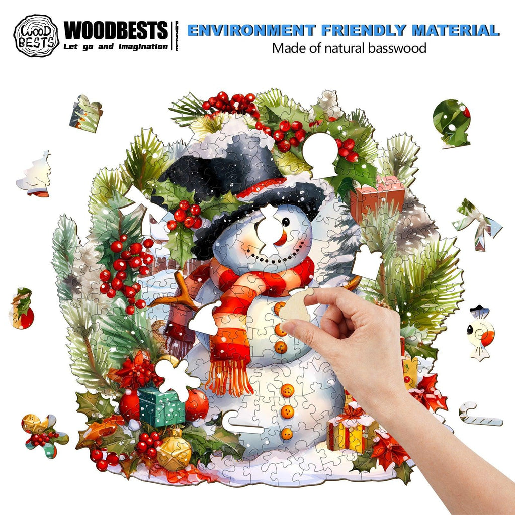 Frosty The Snowman Wooden Jigsaw Puzzle
