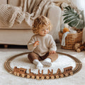 Custom Wooden Name Train Set