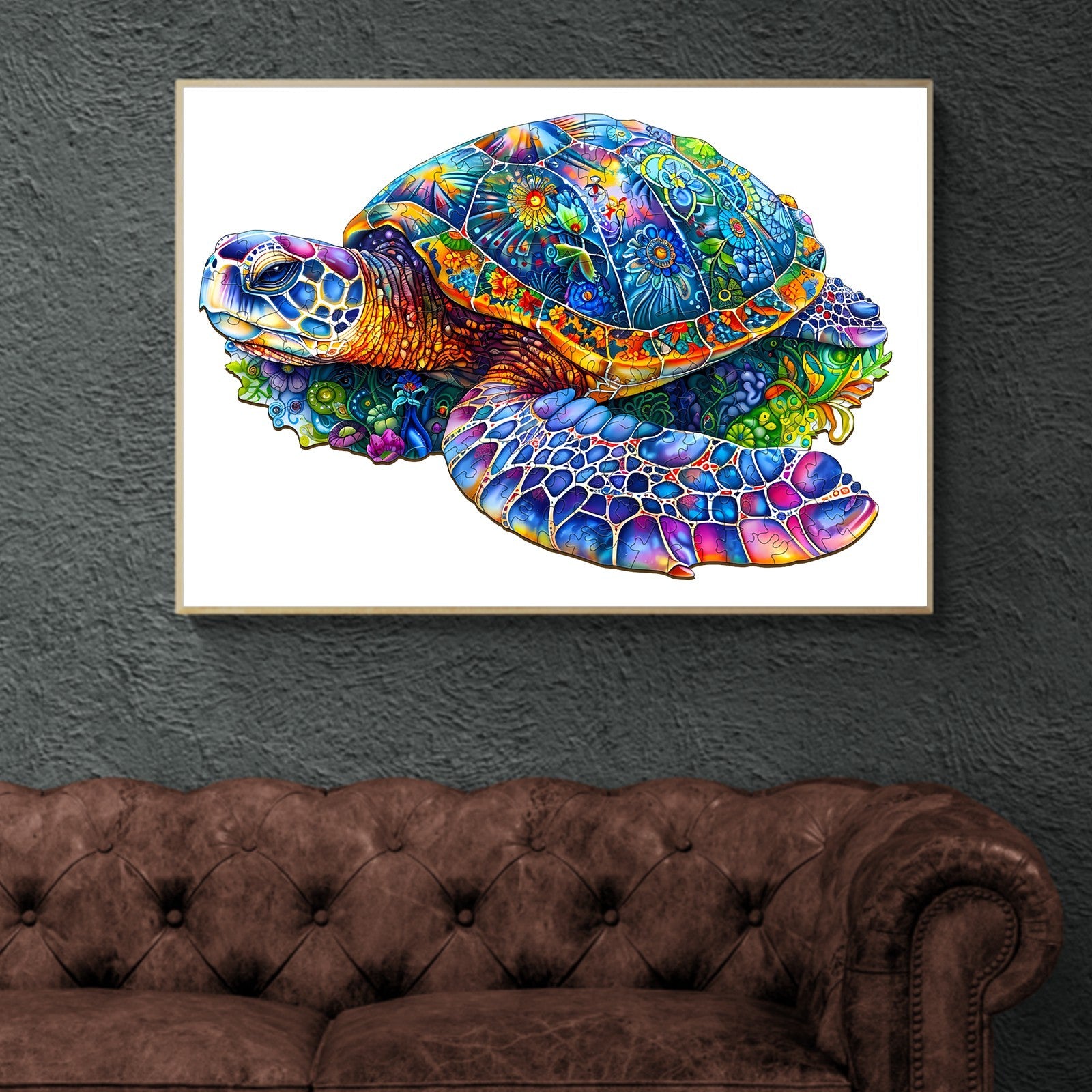 Fantasy Turtle Wooden Jigsaw Puzzle