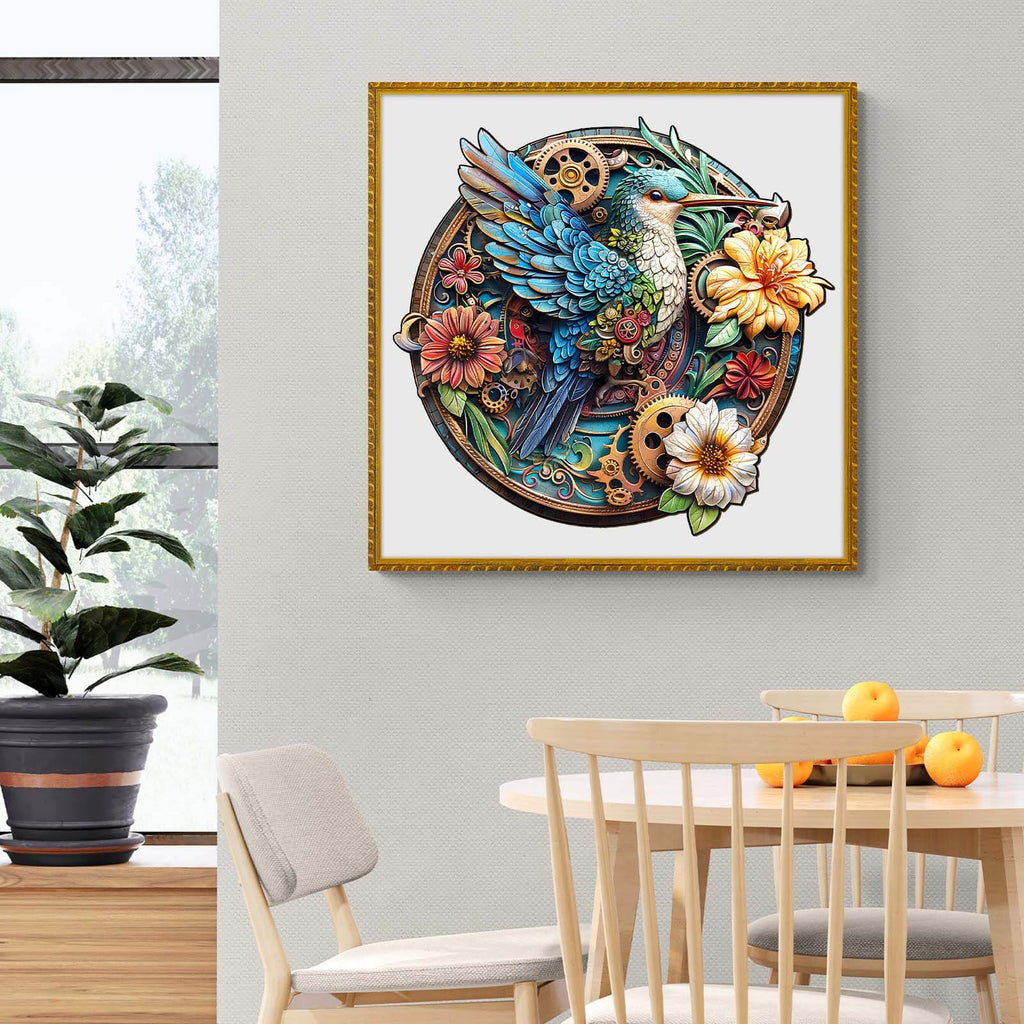 Graceful hummingbird-1 Wooden Jigsaw Puzzle