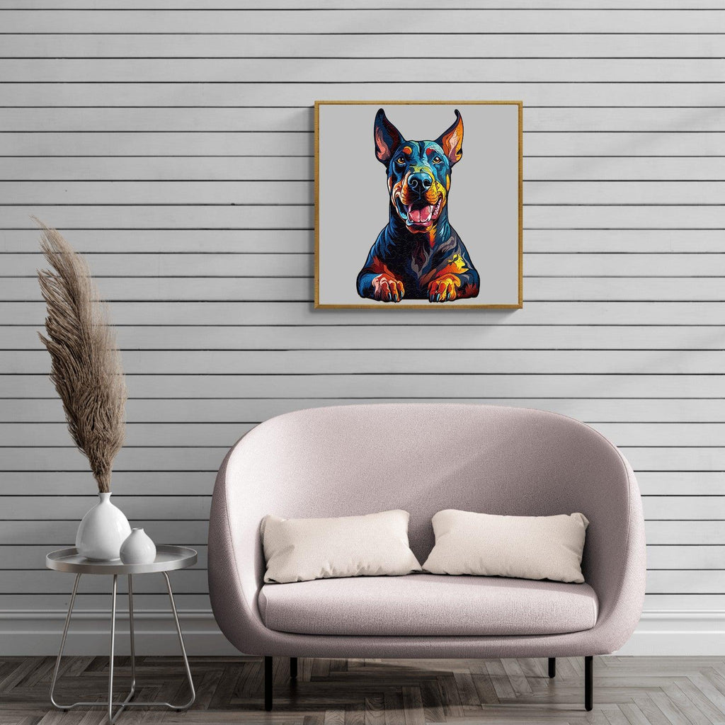 Doberman Pinscher Wooden Jigsaw Puzzle