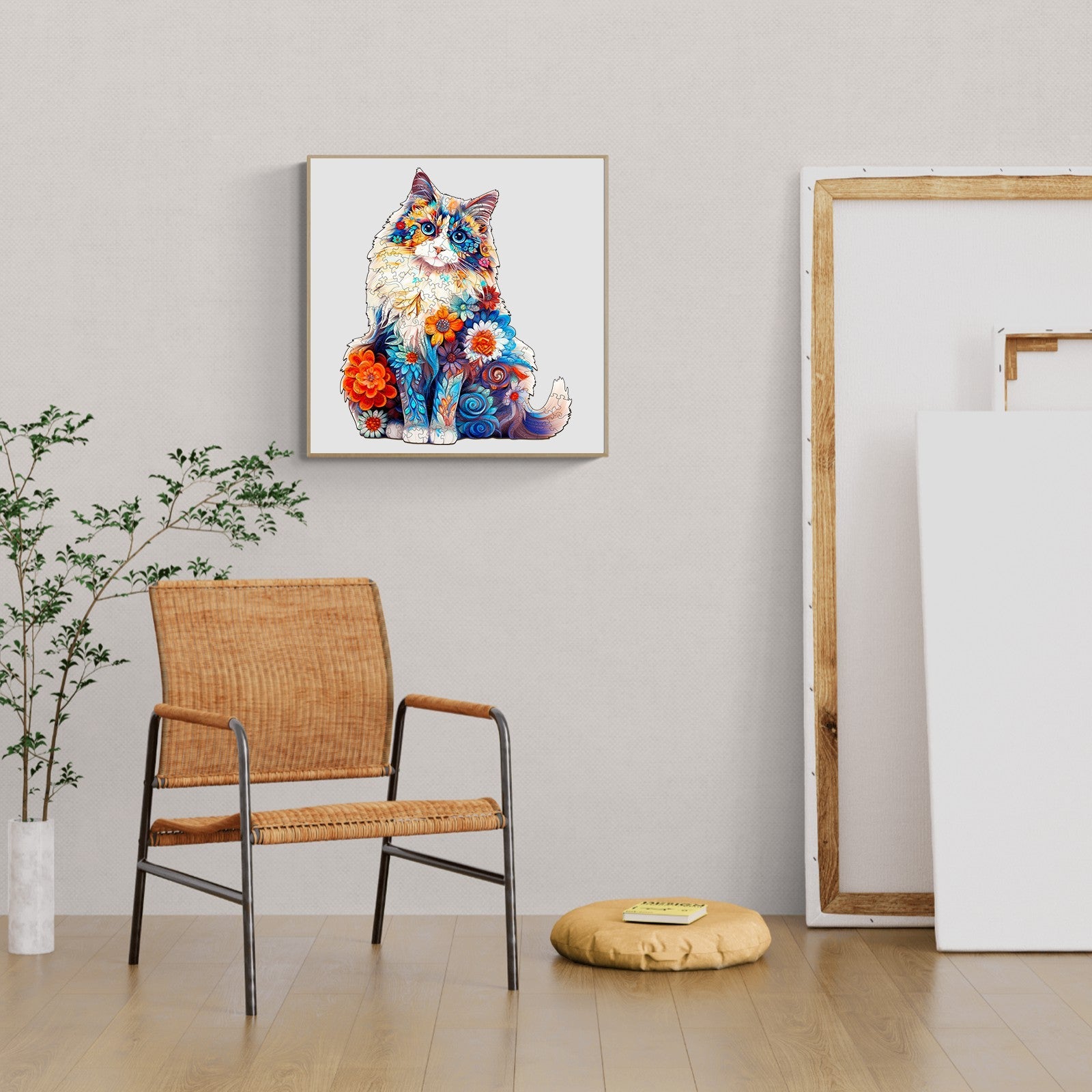 Ragdoll Cat Wooden Jigsaw Puzzle