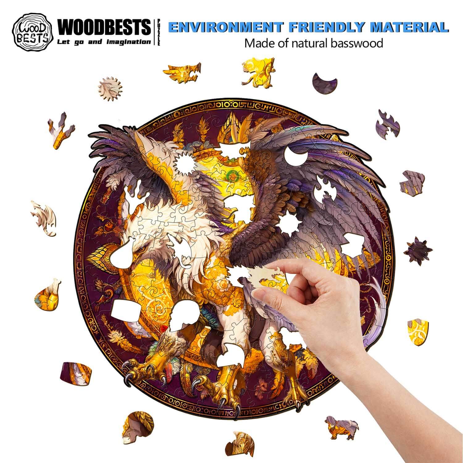 Griffin Wooden Jigsaw Puzzle