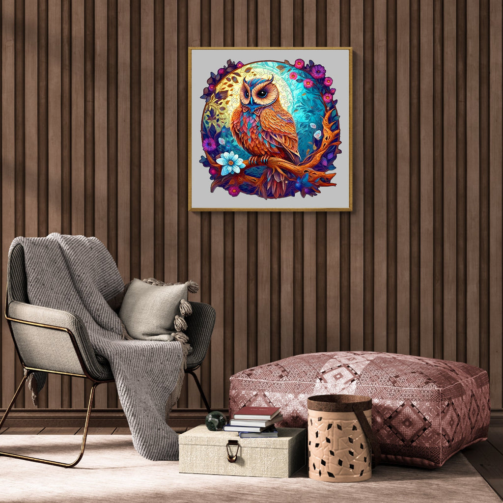 Silent Owl Wooden Jigsaw Puzzle