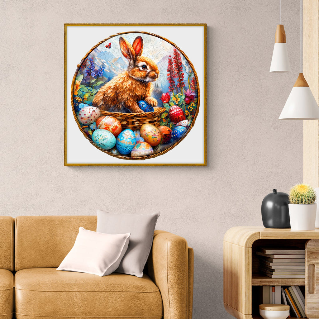 Easter Bunny Wooden Jigsaw Puzzle