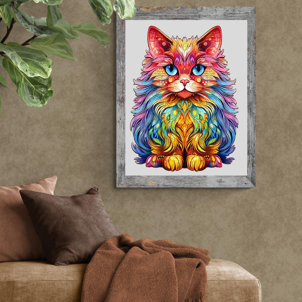 Persian Cat-3 Wooden Jigsaw Puzzle