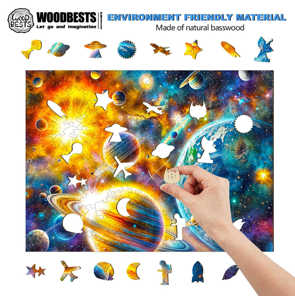 Cosmic Reverie-1 Wooden Jigsaw Puzzle