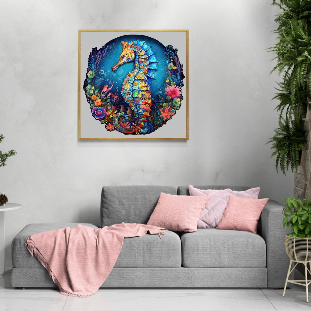 Seahorse 2 Wooden Jigsaw Puzzle