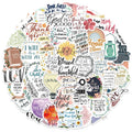 50 Jesus Phrases Bible Quotations Stickers