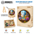 Dreamy window  Wooden Jigsaw Puzzle