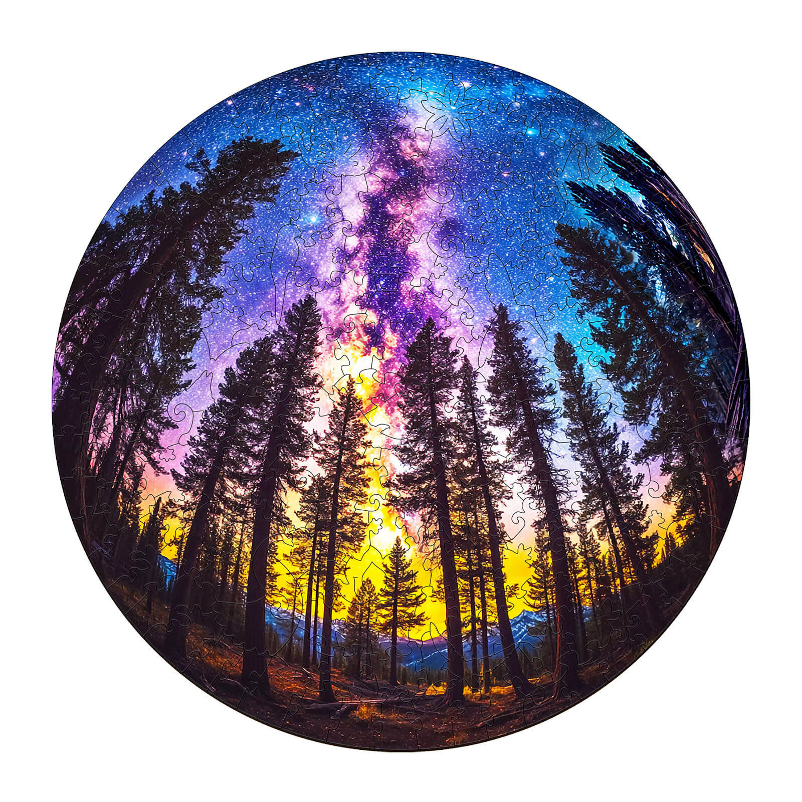 Galactic Forest-2 Wooden Jigsaw Puzzle