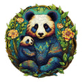 Panda Family 2 Wooden Jigsaw Puzzle